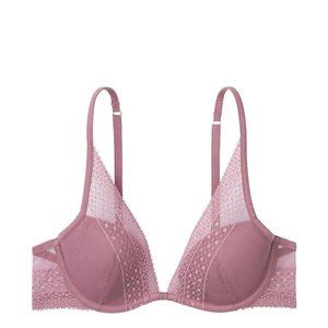 Victorias Secret Incredible Lightly Lined Lace Plunge Bra